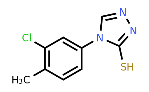 CAS 667412-57-9 | 4-(3-chloro-4-methylphenyl)-4H-1,2,4-triazole-3-thiol
