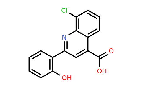 CAS 667412-65-9 | 8-Chloro-2-(2-hydroxyphenyl)quinoline-4-carboxylic acid