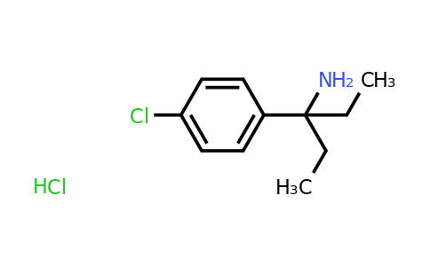 CAS 667864-91-7 | 3-(4-Chlorophenyl)pentan-3-amine hydrochloride