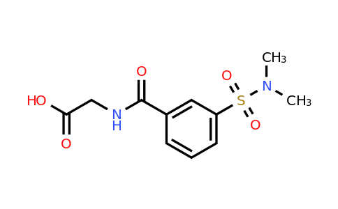 CAS 667901-74-8 | 2-{[3-(dimethylsulfamoyl)phenyl]formamido}acetic acid