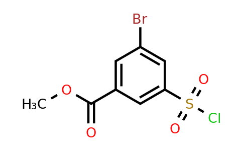 CAS 668261-21-0 | Methyl 3-bromo-5-(chlorosulfonyl)benzoate