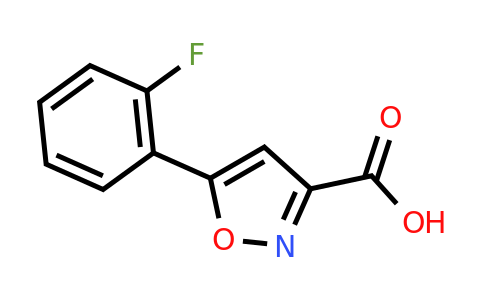 CAS 668970-73-8 | 5-(2-Fluorophenyl)isoxazole-3-carboxylic acid