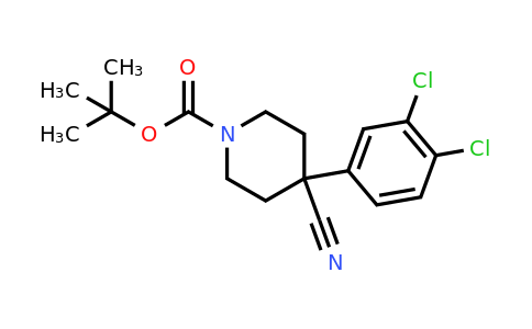 CAS 669068-10-4 | 1-Boc-4-cyano-4-(3,4-dichlorophenyl)piperidine