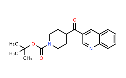 CAS 669074-89-9 | 4-(Quinoline-3-carbonyl)-piperidine-1-carboxylic acid tert-butyl ester