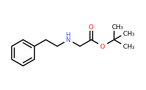 CAS 66937-52-8 | tert-Butyl 2-(phenethylamino)acetate