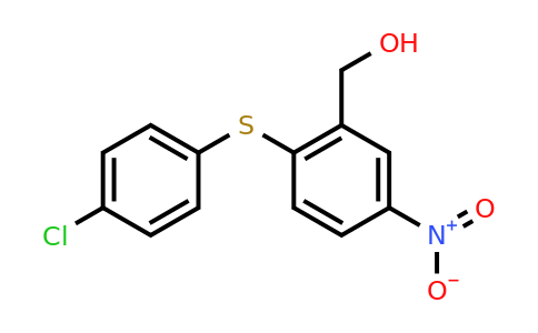 CAS 66949-31-3 | {2-[(4-chlorophenyl)sulfanyl]-5-nitrophenyl}methanol
