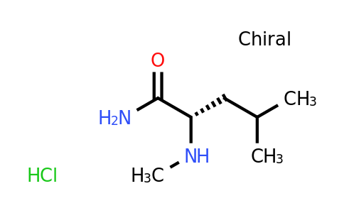 CAS 66960-22-3 | (2S)-4-Methyl-2-(methylamino)pentanamide hydrochloride