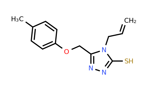 CAS 669709-47-1 | 5-[(4-methylphenoxy)methyl]-4-(prop-2-en-1-yl)-4H-1,2,4-triazole-3-thiol