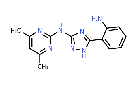 CAS 669719-96-4 | N-(5-(2-Aminophenyl)-1H-1,2,4-triazol-3-yl)-4,6-dimethylpyrimidin-2-amine