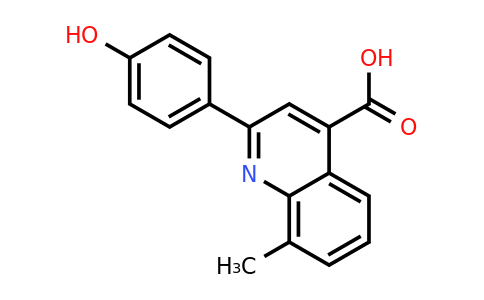 CAS 669726-20-9 | 2-(4-Hydroxyphenyl)-8-methylquinoline-4-carboxylic acid