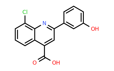CAS 669739-31-5 | 8-Chloro-2-(3-hydroxyphenyl)quinoline-4-carboxylic acid