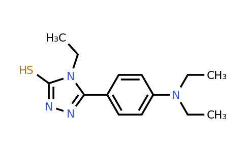 CAS 669748-44-1 | 5-[4-(diethylamino)phenyl]-4-ethyl-4H-1,2,4-triazole-3-thiol
