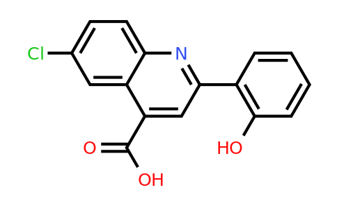 CAS 669753-96-2 | 6-Chloro-2-(2-hydroxyphenyl)quinoline-4-carboxylic acid