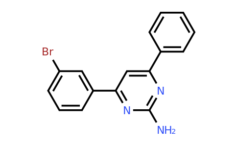 CAS 67005-21-4 | 4-(3-Bromophenyl)-6-phenylpyrimidin-2-amine