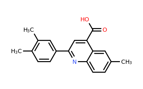 CAS 670232-64-1 | 2-(3,4-Dimethylphenyl)-6-methylquinoline-4-carboxylic acid