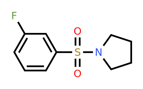 CAS 670272-02-3 | 1-[(3-Fluorophenyl)sulfonyl]pyrrolidine