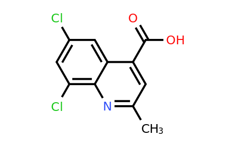 CAS 67059-22-7 | 6,8-Dichloro-2-methylquinoline-4-carboxylic acid