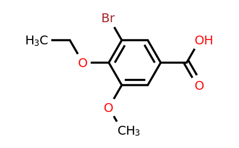 CAS 671790-48-0 | 3-bromo-4-ethoxy-5-methoxybenzoic acid