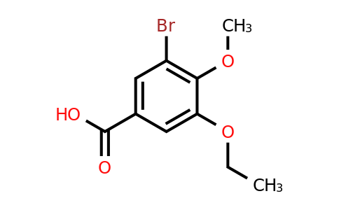 CAS 671790-55-9 | 3-bromo-5-ethoxy-4-methoxybenzoic acid