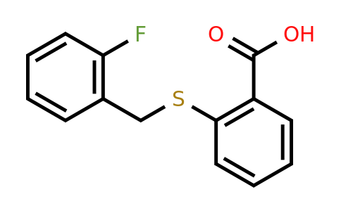 CAS 672290-91-4 | 2-{[(2-fluorophenyl)methyl]sulfanyl}benzoic acid