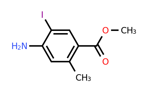 CAS 672293-33-3 | Methyl 4-amino-5-iodo-2-methylbenzoate