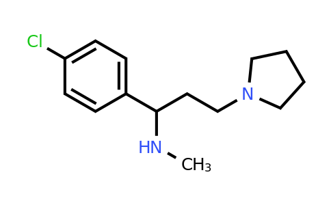CAS 672309-97-6 | [1-(4-Chloro-phenyl)-3-pyrrolidin-1-YL-propyl]-methyl-amine