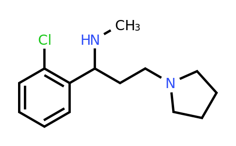 CAS 672309-98-7 | [1-(2-Chloro-phenyl)-3-pyrrolidin-1-YL-propyl]-methyl-amine