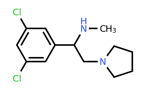 CAS 672310-02-0 | [1-(3,5-Dichloro-phenyl)-2-pyrrolidin-1-YL-ethyl]-methyl-amine