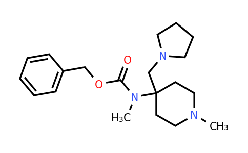 CAS 672310-27-9 | Methyl-(1-methyl-4-pyrrolidin-1-ylmethyl-piperidin-4-YL)-carbamic acid benzyl ester