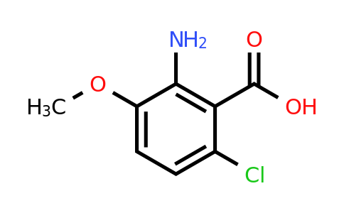 CAS 67303-47-3 | 2-Amino-6-chloro-3-methoxybenzoic acid