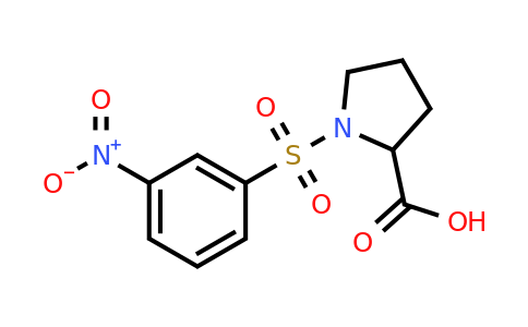 CAS 67320-37-0 | 1-(3-nitrobenzenesulfonyl)pyrrolidine-2-carboxylic acid