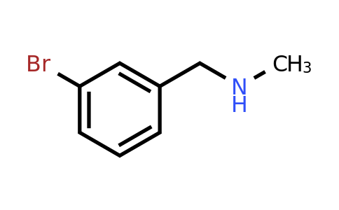 CAS 67344-77-8 | 1-(3-Bromophenyl)-N-methylmethanamine