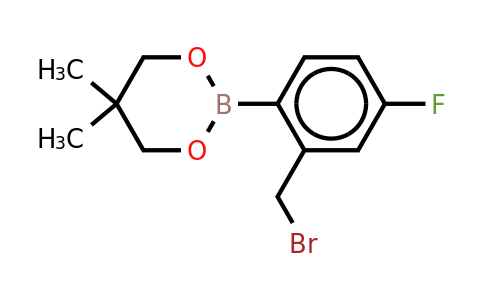 CAS 673456-16-1 | 2-Bromomethyl-4-fluorophenylboronic acid neopentyl glycol ester