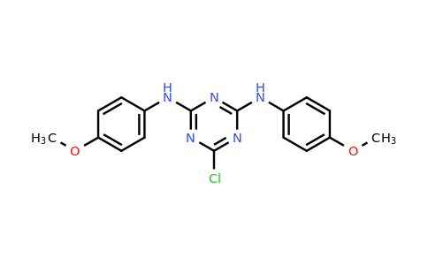 CAS 6737-62-8 | 6-Chloro-N2,N4-bis(4-methoxyphenyl)-1,3,5-triazine-2,4-diamine
