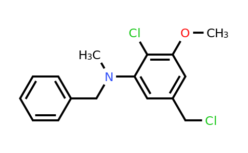 CAS 67402-49-7 | N-Benzyl-2-chloro-5-(chloromethyl)-3-methoxy-N-methylaniline