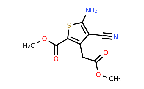 CAS 674773-12-7 | methyl 5-amino-4-cyano-3-(2-methoxy-2-oxoethyl)thiophene-2-carboxylate