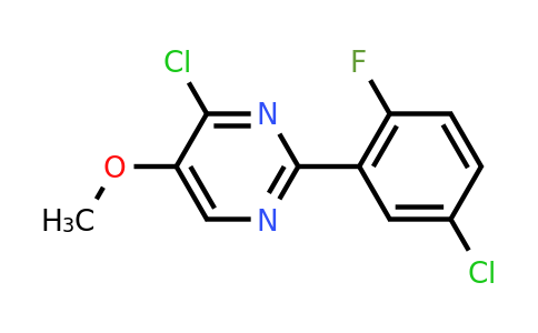 CAS 674793-47-6 | 4-Chloro-2-(5-chloro-2-fluorophenyl)-5-methoxypyrimidine