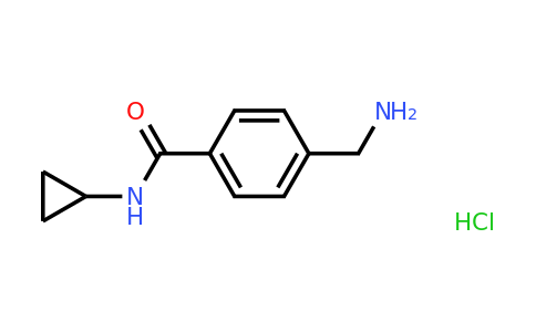 CAS 675112-85-3 | 4-(Aminomethyl)-N-cyclopropylbenzamide hydrochloride