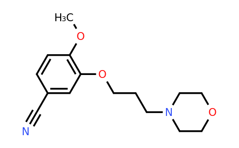CAS 675126-28-0 | 4-methoxy-3-(3-morpholinopropoxy)benzonitrile