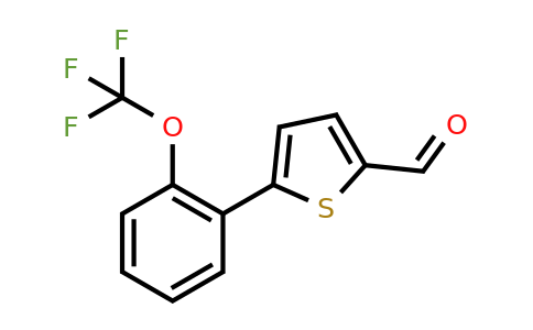 CAS 675596-29-9 | 5-[2-(Trifluoromethoxy)phenyl]thiophene-2-carbaldehyde