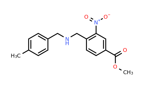 CAS 675602-57-0 | Methyl 4-(((4-methylbenzyl)amino)methyl)-3-nitrobenzoate