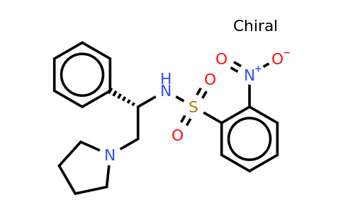 (S)-2-Nitro-N-(1-phenyl-2-pyrrolidin-1-YL-ethyl)-benzenesulfonamide