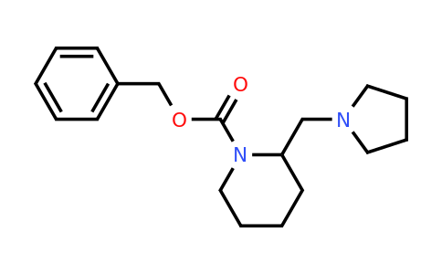 2-Pyrrolidin-1-ylmethyl-piperidine-1-carboxylic acid benzyl ester