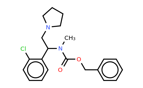 CAS 675602-67-2 | 1-Pyrrolidin-2-(2'-chlorophenyl)-2-(N-cbz-N-methyl)amino-ethane