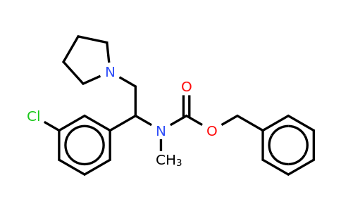 CAS 675602-68-3 | 1-Pyrrolidin-2-(3'-chlorophenyl)-2-(N-cbz-N-methyl)amino-ethane