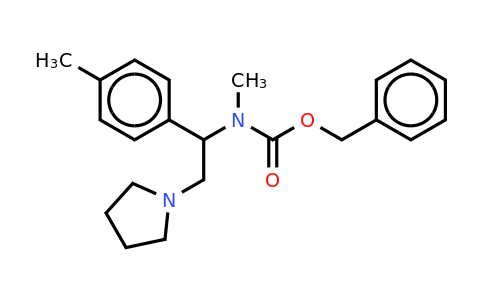CAS 675602-72-9 | 1-Pyrrolidin-2-(4'-methylphenyl)-2-(N-cbz-N-methyl)amino-ethane