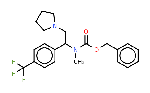 CAS 675602-73-0 | 1-Pyrrolidin-2-(4'-trifluoromethylphenyl)-2-(N-cbz-N-methyl)amino-ethane