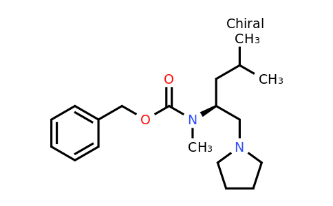 CAS 675602-77-4 | (S)-Methyl-(3-methyl-1-pyrrolidin-1-ylmethyl-butyl)-carbamic acid benzyl ester