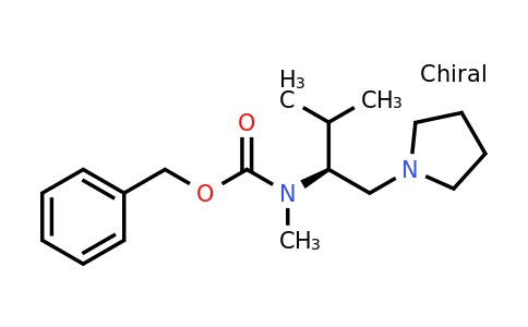 CAS 675602-78-5 | (S)-Methyl-(2-methyl-1-pyrrolidin-1-ylmethyl-propyl)-carbamic acid benzyl ester