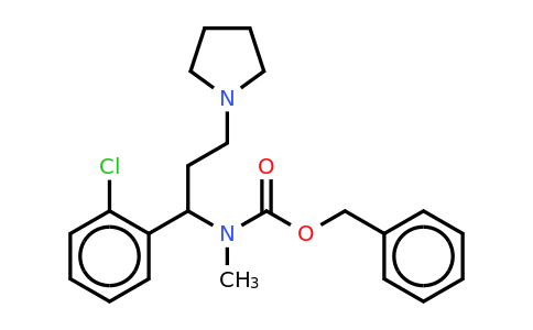 CAS 675602-80-9 | 1-Pyrrolidin-3-(2'-chlorophenyl)-3-(N-cbz-N-methyl)amino-propane